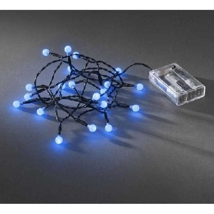 KONSTSMIDE LED-Lichterkette 1491-407 LED Globe-Lichterkette 20er Batterie – Bild 2
