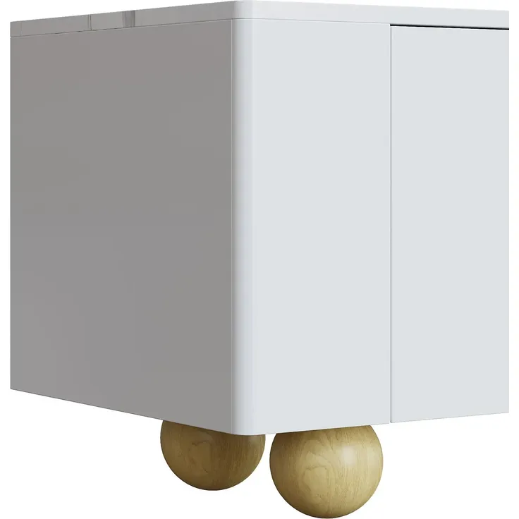 Lowboard, TV-Board, 180 cm, TV-Schrank, Fernsehschrank für Wohnzimmer, stehend – Bild 9