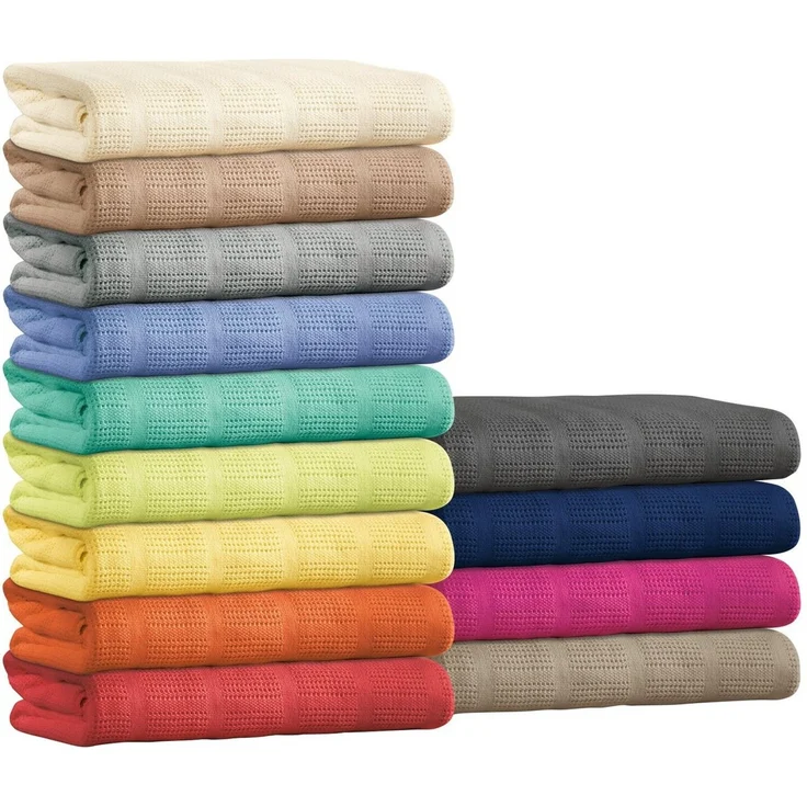 Wohndecke Sommerdecke "Trient", Erwin Müller, Baumwolle Uni – Bild 1