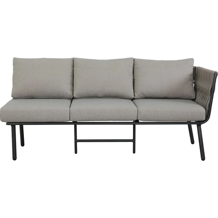 Gardissimo ABBY Ecklounge Gartenmöbel Sitzgruppe Rope taupe links – Bild 9