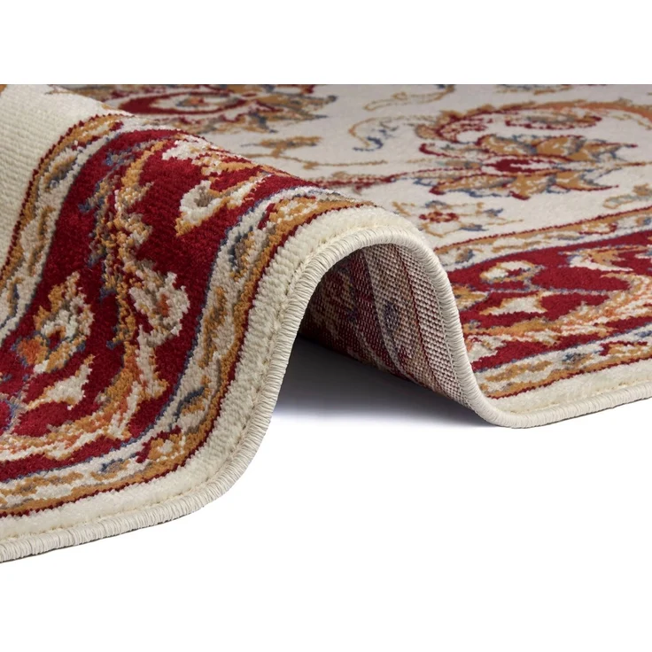 HANSE Home 'Reni' Teppich, rechteckig, Höhe: 8 mm, Orientalisch, Kurzflor, Creme Rot, 80 x 240 cm (Rechteckig) – Bild 4