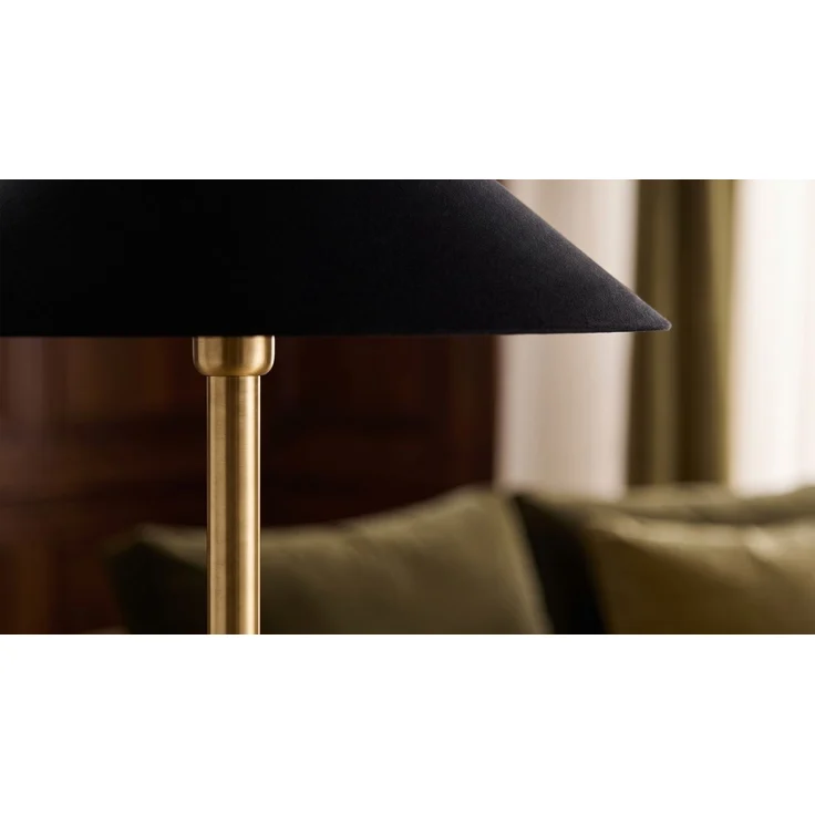 KAWOLA Stehlampe UMBRIA Metall gold 150 x 46 x 40 cm – Bild 4