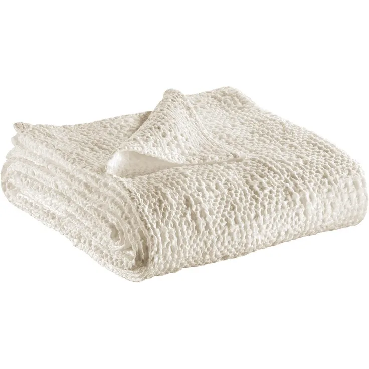 VIVARAISE TANA BLANKET Chalk 140X200