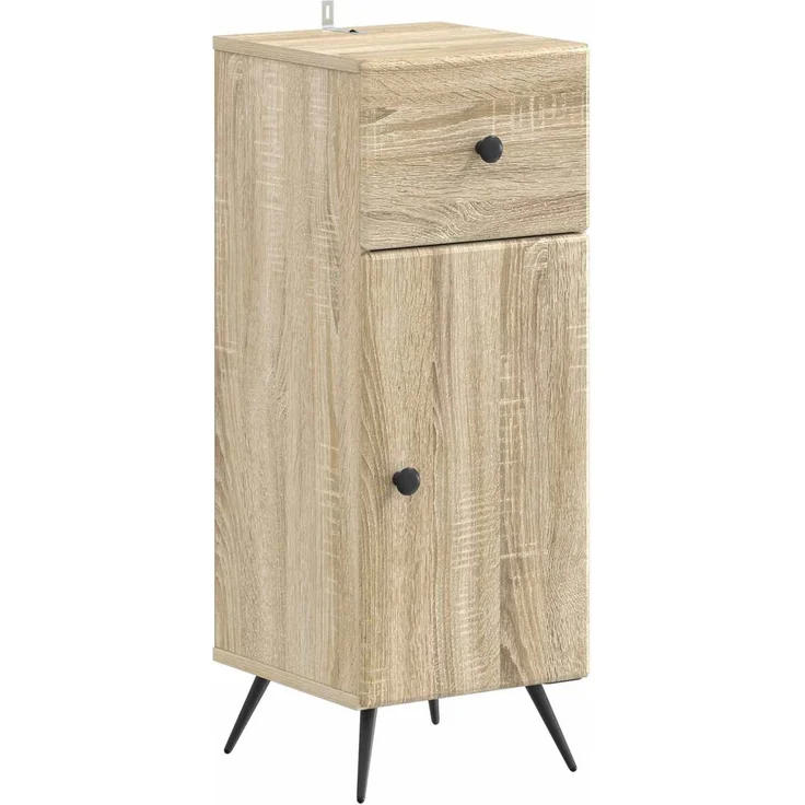 vidaXL 3-teiliges Badezimmer-Schranksystem BREDA 3 stk. Sonoma-Eiche 3418046 – Bild 3