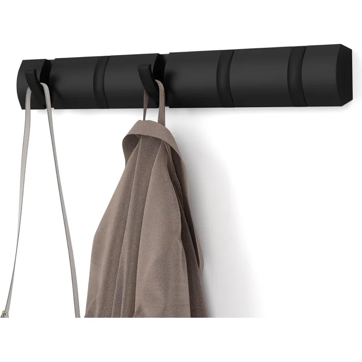 318850-040 - Flip 5 Garderobenhaken, schwarz