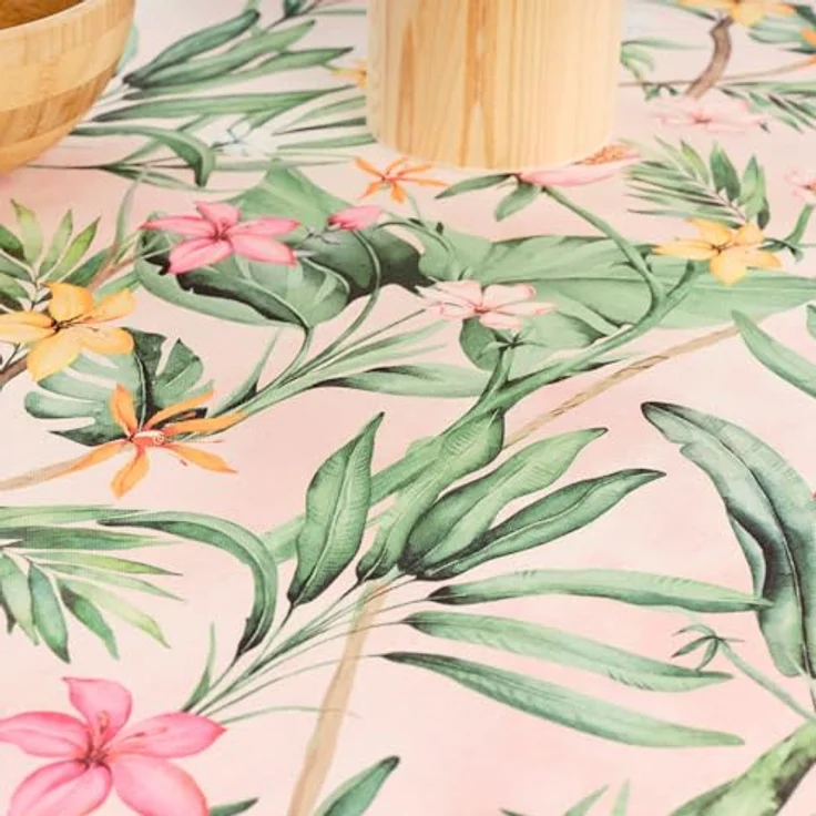 Belum Tischdecke mit Fleckenabweisend, Größe 300 x 155 cm, extraweich, Mehrfarbig, 100, Stoff 100% Bio-Baumwolle, Modell 0120-406, Bunt – Bild 6
