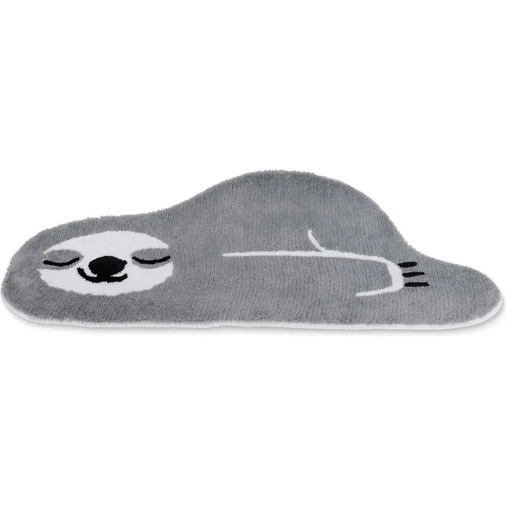 WestCraft Kinderteppich Faultier Deko Teppich, rund, Höhe: 3 mm, Rutschfester Kinderteppich, Kuschelteppich Mädchen Jungen, Waschbar