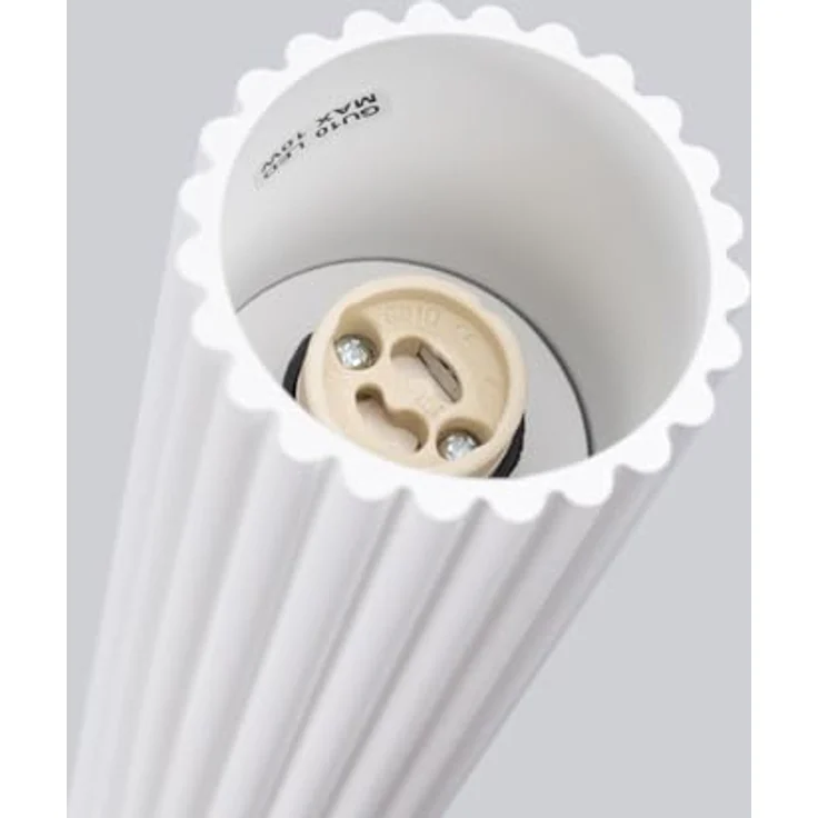 SOLLUX lighting Deckenlampe Aluminium 1-flammig, kompakt 6,5 x 6,5 x 20 cm, Karbon Weiß, IP20, kompatibel mit GU10 LED-Leuchtmitteln bis 10 W – Bild 5