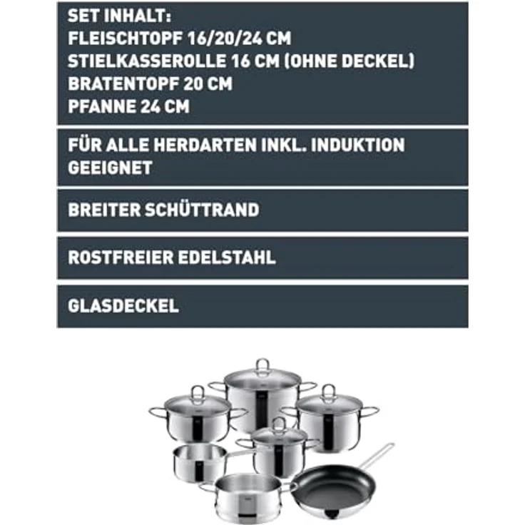 Silit Diamant Kochtopf-Set, 7-tlg. (21.0929.5891) – Bild 3