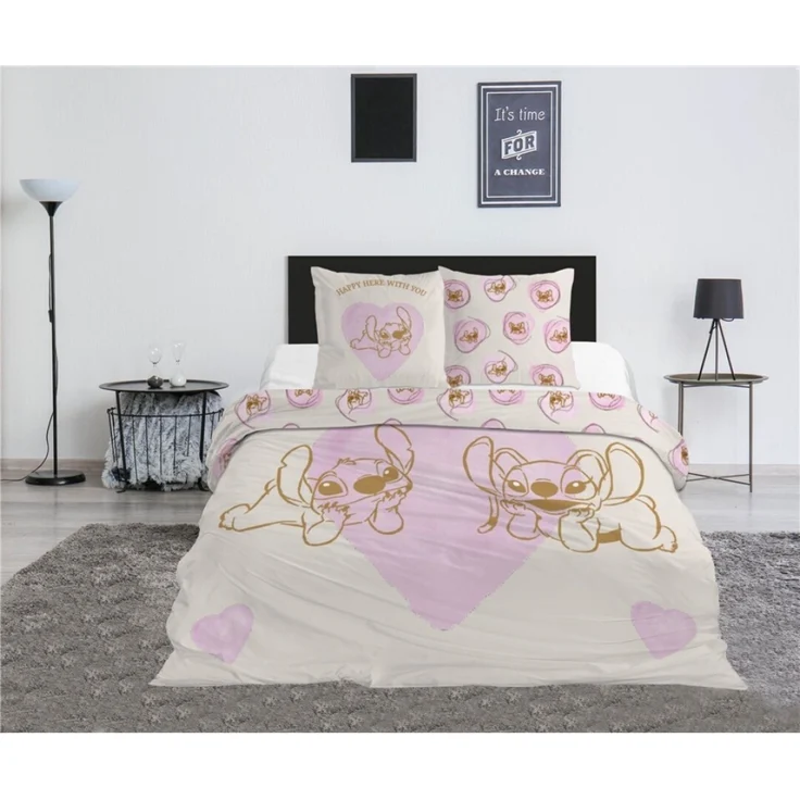 Disney Stitch Bettwäsche Set 240 × 220 cm + 65x65 cm mit zwei Kissenbezügen – Bild 2