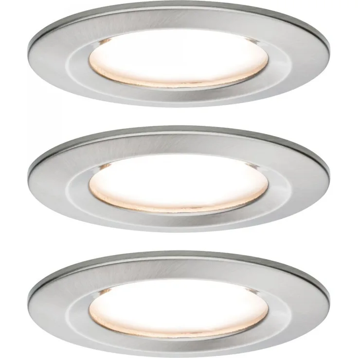 Paulmann No. 93494 Einbauleuchte LED Coin Nova rund 6W Eisen 3-Stufen dimmbar IP44