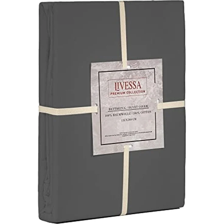 livessa Bettbezug Bettbezug Baumwolle Jersey Bettwäsche Allergiker Reißverschluss, (1 St), 100% Baumwolle Single-Jersey 140 g/m² weich & atmungsaktiv – Bild 6