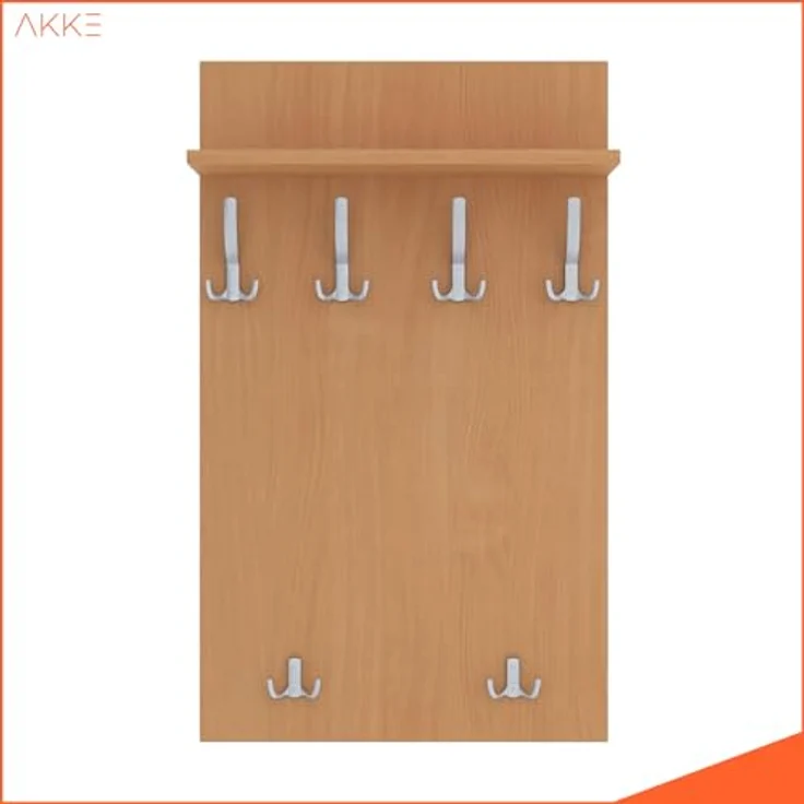 AKKE Garderobenhalter, MAXI Große Garderobe Aluminium Haken 2mm PVC Kantenumleimung – Bild 3