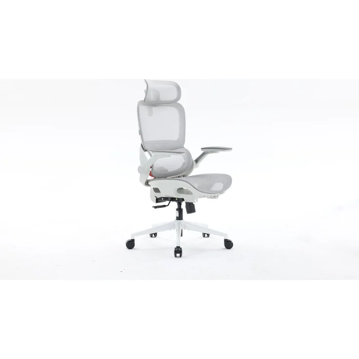 Sihoo Ergonomischer Stuhl B100-Pro, Mit Pedal, 131 x 73 cm, in Weiß – Bild 14