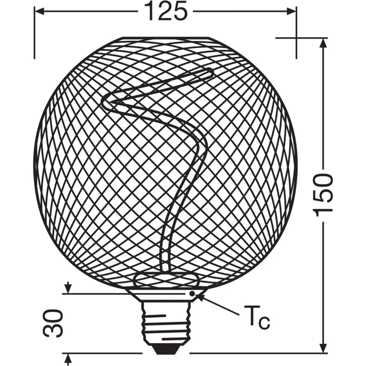 Osram LED Dekoleuchtmittel E27 Globe 125 18 Gold 3,5W dimmbar warmweiß – Bild 6