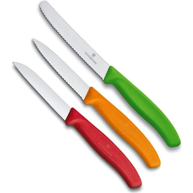 VICTORINOX Messer-Set Swiss Classic 3-teilig 3fach sortiert