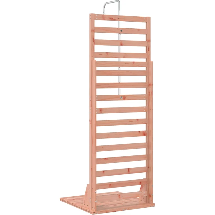 vidaXL Gartendusche 225 cm Massives Douglasholz und Edelstahl Natur 886350 – Bild 6