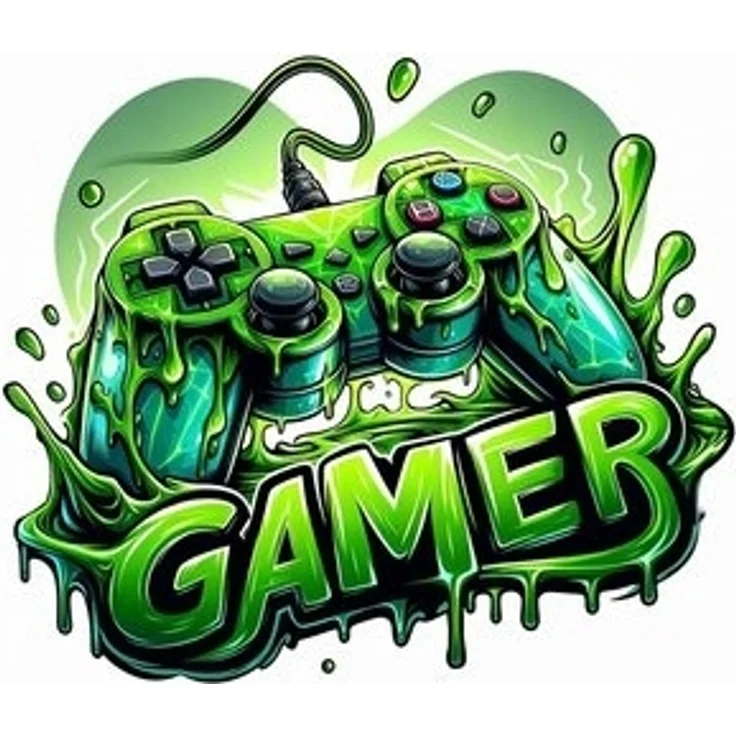 nikima Wandtattoo 259 Wandtattoo Gamer - Größe 500 x 500 mm (PVC-Folie), in 4 vers. Größen – Bild 6