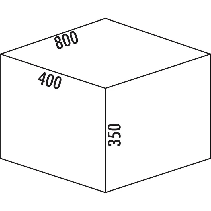 Abfallsorter Cox Box 2T/800-3 mit dreifach Trennung für 80 cm Schrankbreite / Abfalleimer / Abfallsammler / Mülleimer – Bild 3