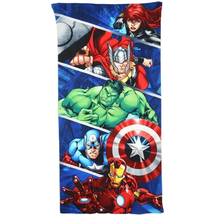 MARVEL Strandtuch Marvel Avengers Mikrofaser Strandtuch Badetuch Duschtuch XL 70x140 cm