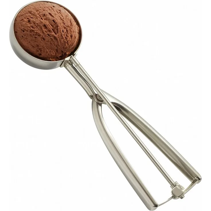 Koopman Eisportionierer Eiskugelformer Edelstahl 22 cm Eislöffel Kugelformer Eiskugeln, Ø 5cm, Edelstahl, Hebelmechanismus, Gastronomie, Eiskugelportionierer