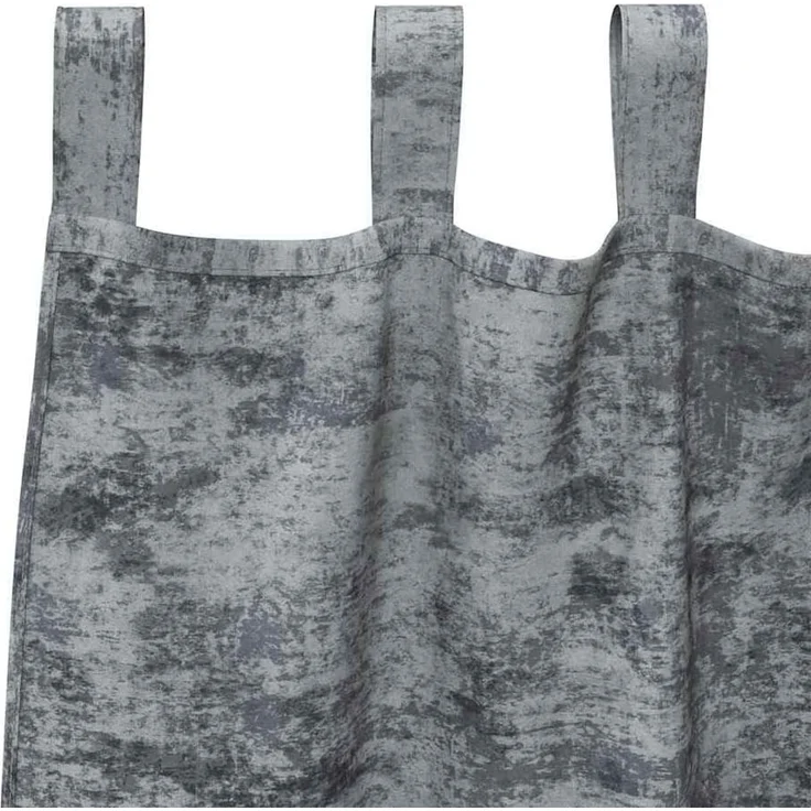 vidaXL Samtvorhänge 2 stk. Silber Grau 140 x 140 cm Samt 4107718 – Bild 8