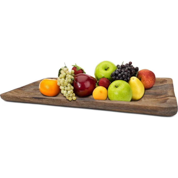 Spetebo Tablett Mango Holz Servierbrett - 89 cm, Mango Holz, lebensmittelecht – Bild 2