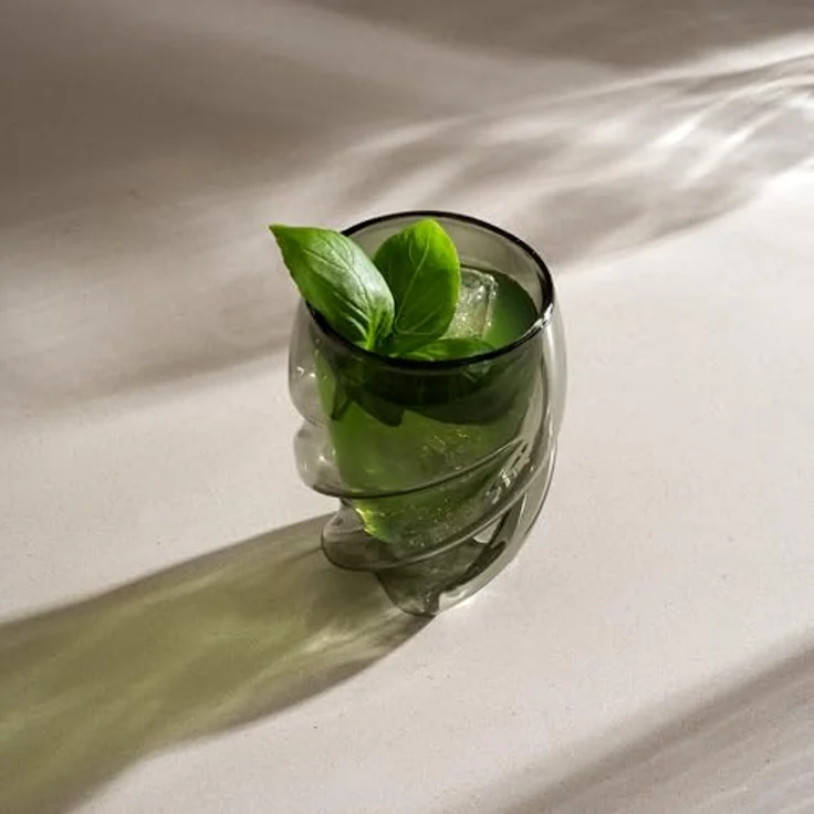 Bodum 2 Stück Glas doppelwandig 0.27 Pavina Paris transparent grey – Bild 5