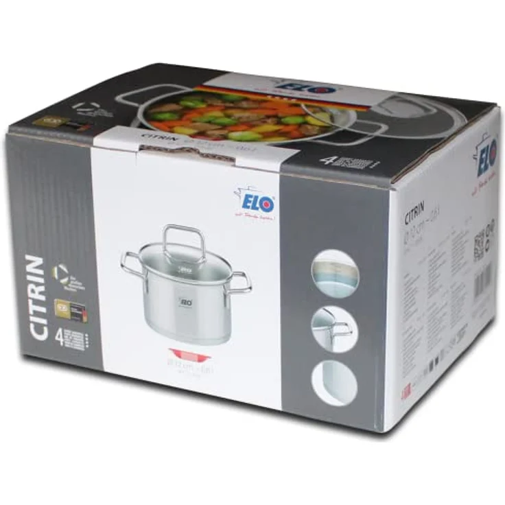 ELO Fleischtopf Citrin Ø12cm, Edelstahl – Bild 8