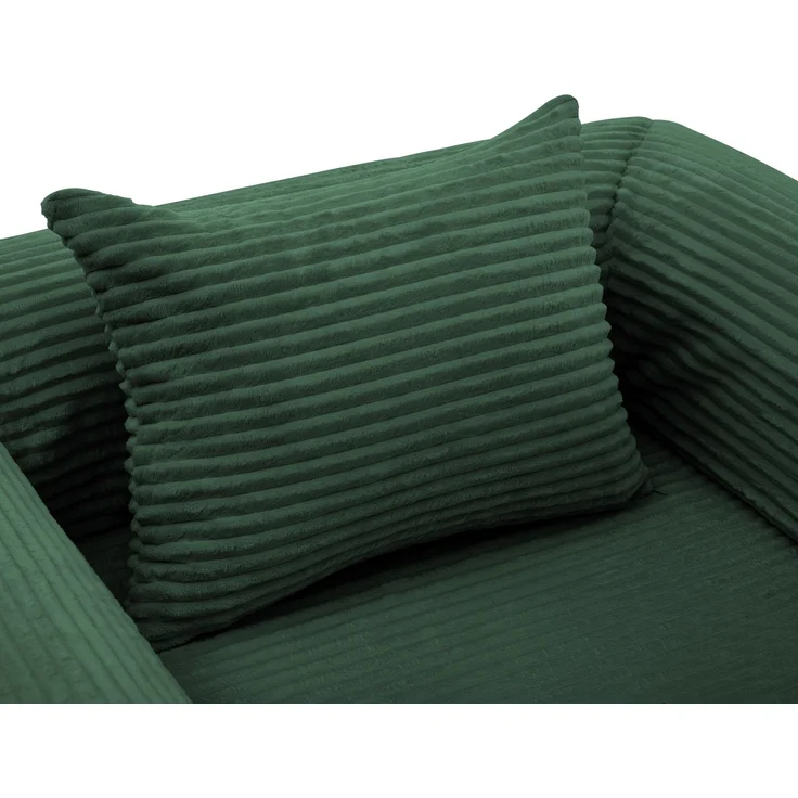 ZUBALIYA SchlafSofa mit Cordbezug, mit Schaumstoffpolsterung, ohne aufwendige Montage, für Wohnzimmer und Apartments – Bild 16