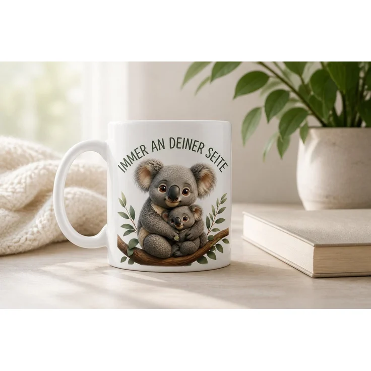 WS-Trend Tasse Immer an deiner Seite Tasse 325 ml Keramik Tiermotiv 3D, Keramik, 10 Motive zur Wahl – Bild 4