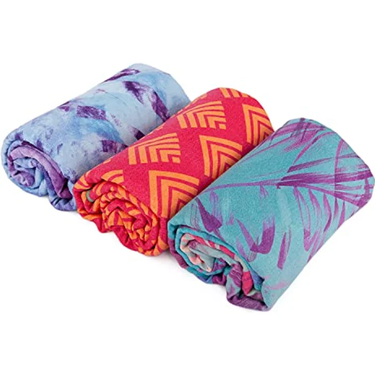 bodhi Sporthandtuch Yogatuch GRIP² Yoga Towel Safari Sari – Bild 7