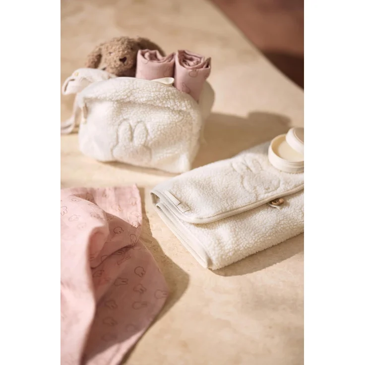 Jollein Miffy Wickelunterlage - Teddy - Oatmeal Be – Bild 2