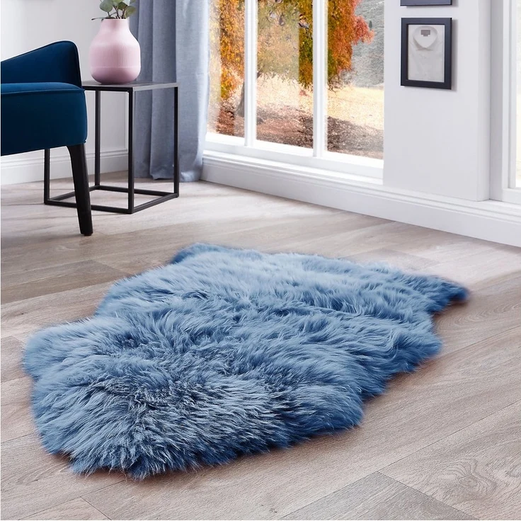 LUXOR living Fellteppich Schaffell Namika, fellförmig, Höhe: 50 mm, echtes Lammfell, weich & flauschig, große Farbauswahl, in 2 Größen – Bild 1