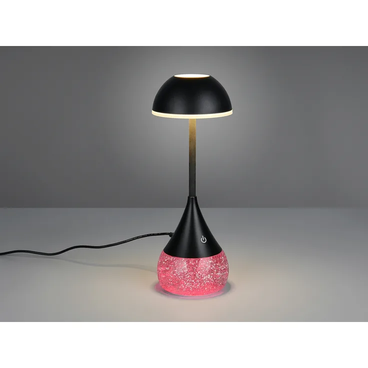 Tischlampe TEMBO LED dimmbar mit RGB Farbwechsel, USB betrieben, Höhe 28cm