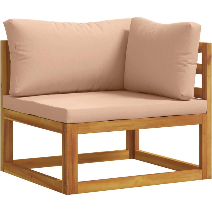 vidaXL Sofa-Set 12 stk. Natur Massivholz Akazie 3417295 – Bild 6