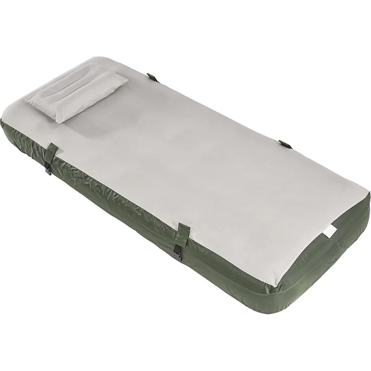 SoBuy OGS32-II-GR-P01 Luftmatratze mit Kissen, Polyester, Lackiert, Grün, 191 x 22 x 76 cm – Bild 1