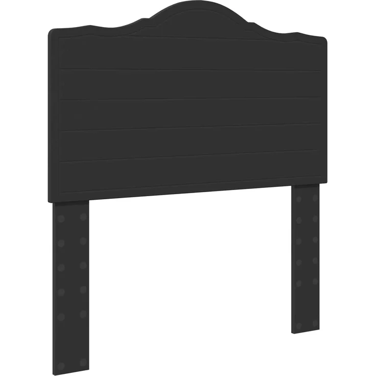 vidaXL Bettrahmen Schwarz 100 x 200 cm Massives Kiefernholz 3413345 – Bild 5