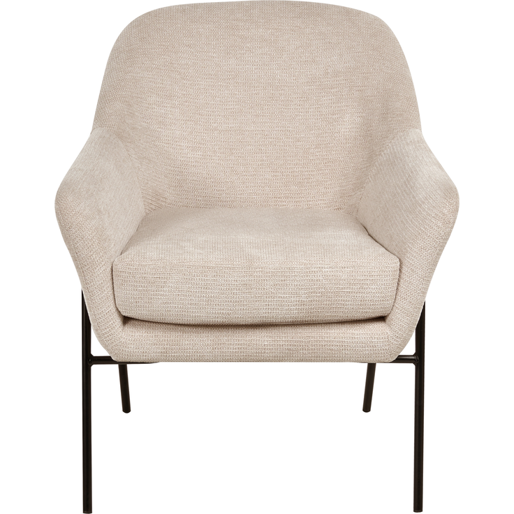 Sessel VEDDIGE Stoff Hellbeige – Bild 5