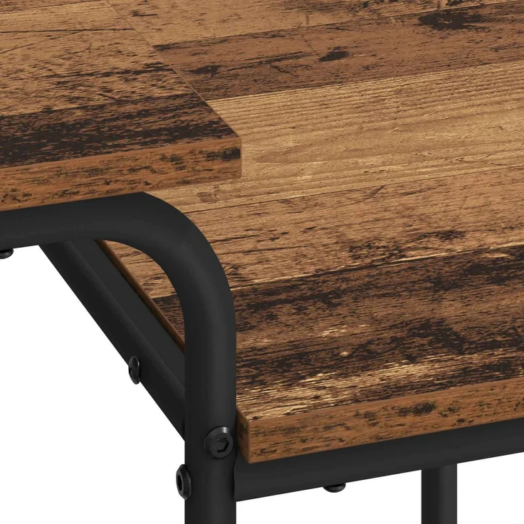 vidaXL Schreibtisch mit Stauraum Altholz 100 x 50 x 75 cm 8007994 – Bild 6
