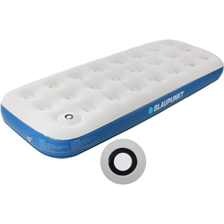 Aufblasbare Matratze mit eingebauter Fußpumpe 188x73 cm Blaupunkt IM410