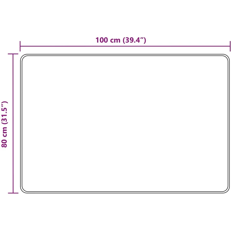 vidaXL Teppichläufer MARSA Sand 80x100 cm Polyester und PVC 42023110 – Bild 7