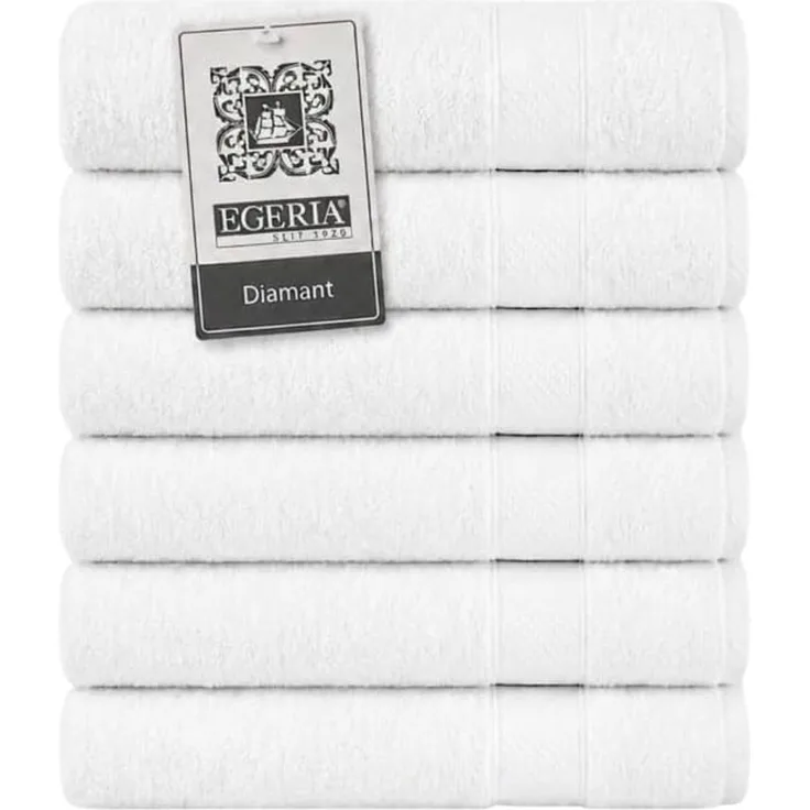 Diamant Gästetuch 30x50cm weiss 450g/m² 100% Baumwolle