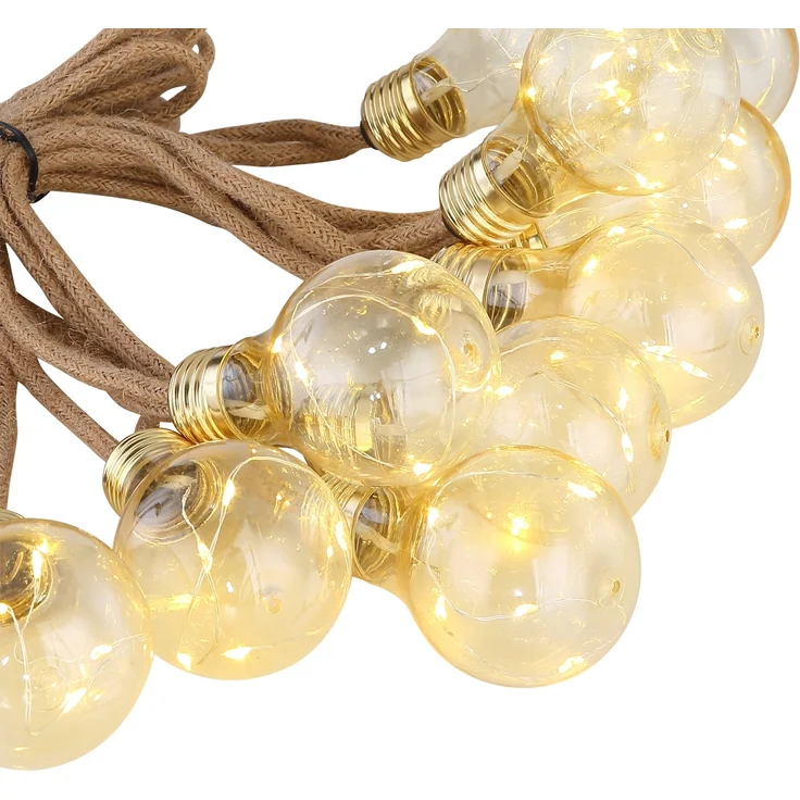 Solar Lichterkette Outdoor Garten Solarleuchte Glühbirnen Außen 33694-10 – Bild 8