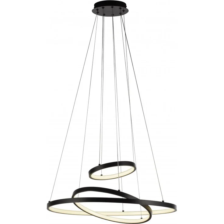JUST LIGHT 15070-18 CERCHI Pendelleuchte schwarz 3000K – Bild 5