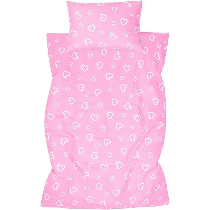 Amilian Kinderbettwäsche 100x135 - Bettwäsche Kinder - Kopfkissenbezug 40x60 cm Babybettwäsche, 2 teilig, 100% Baumwolle, für Mädchen und Jungen – Bild 5