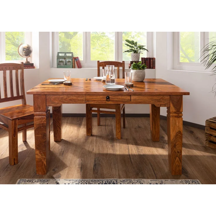Esstisch Akazie 180x90x76 honig lackiert OXFORD #0604 – Bild 3