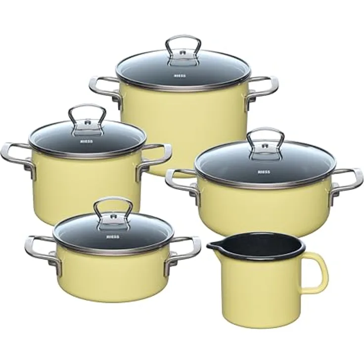 Riess Riess 5-teiliges Topfset Lemon R0558002