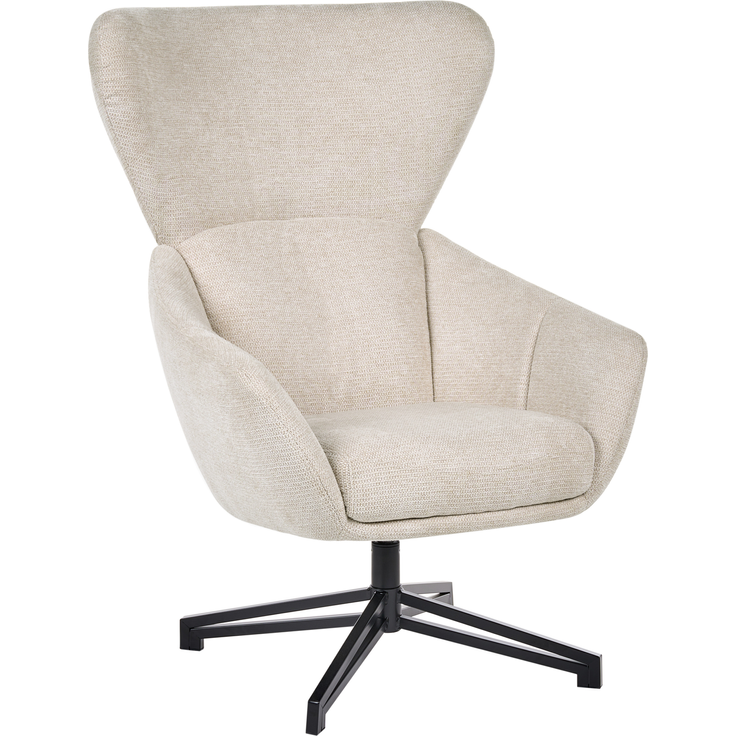 Drehsessel DALEN Stoff Hellbeige