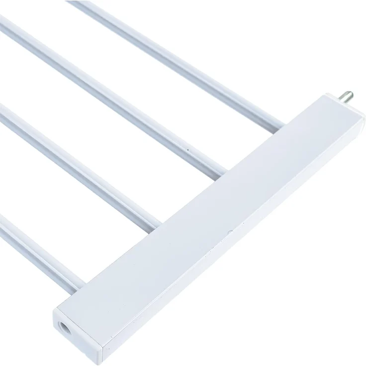 Absperrgitter Treppenschutzgitter weiß für 105-135cm Durchgang 110cm Hoch – Bild 7